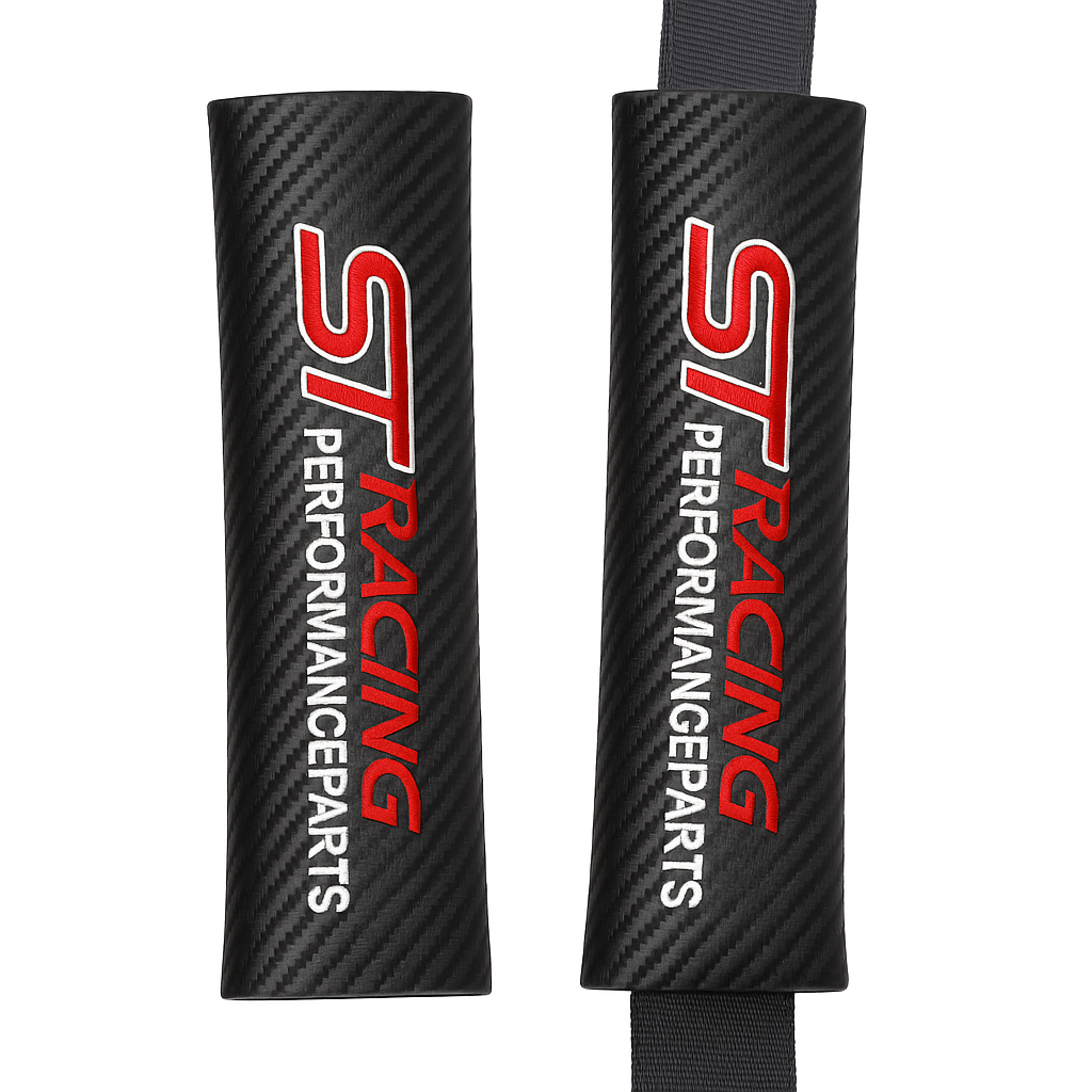 ST Racing Carbon Fiber Seat Belt Shoulder Pads (2pcs)