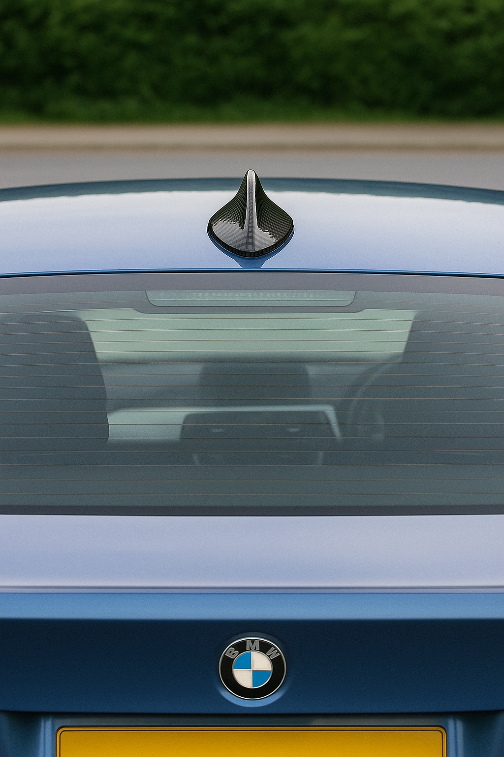 Carbon Fiber Pattern Shark Fin Antenna Cover for BMW