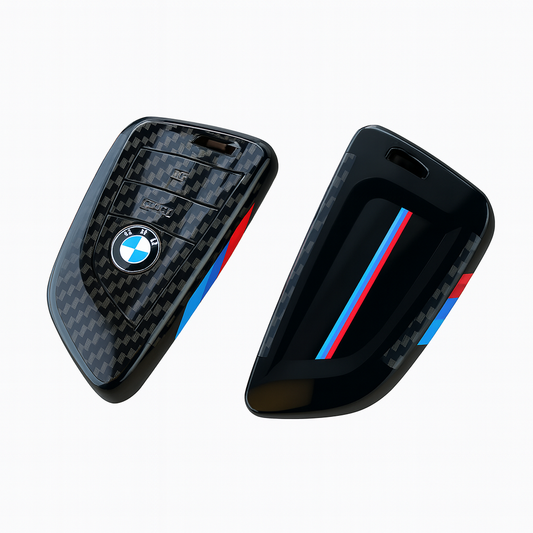 BMW Carbon Fiber Key Case Cover – M Performance Style